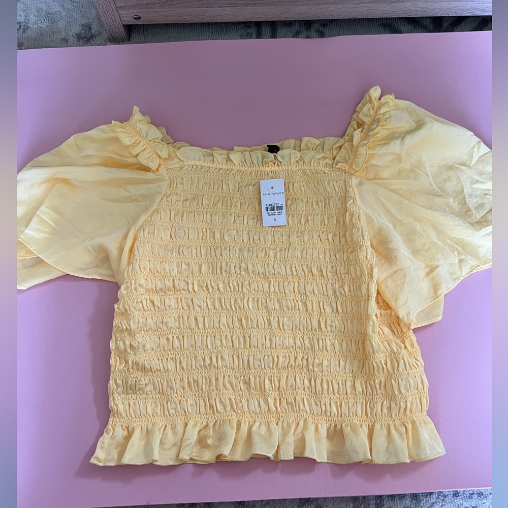 Ann Taylor yellow top